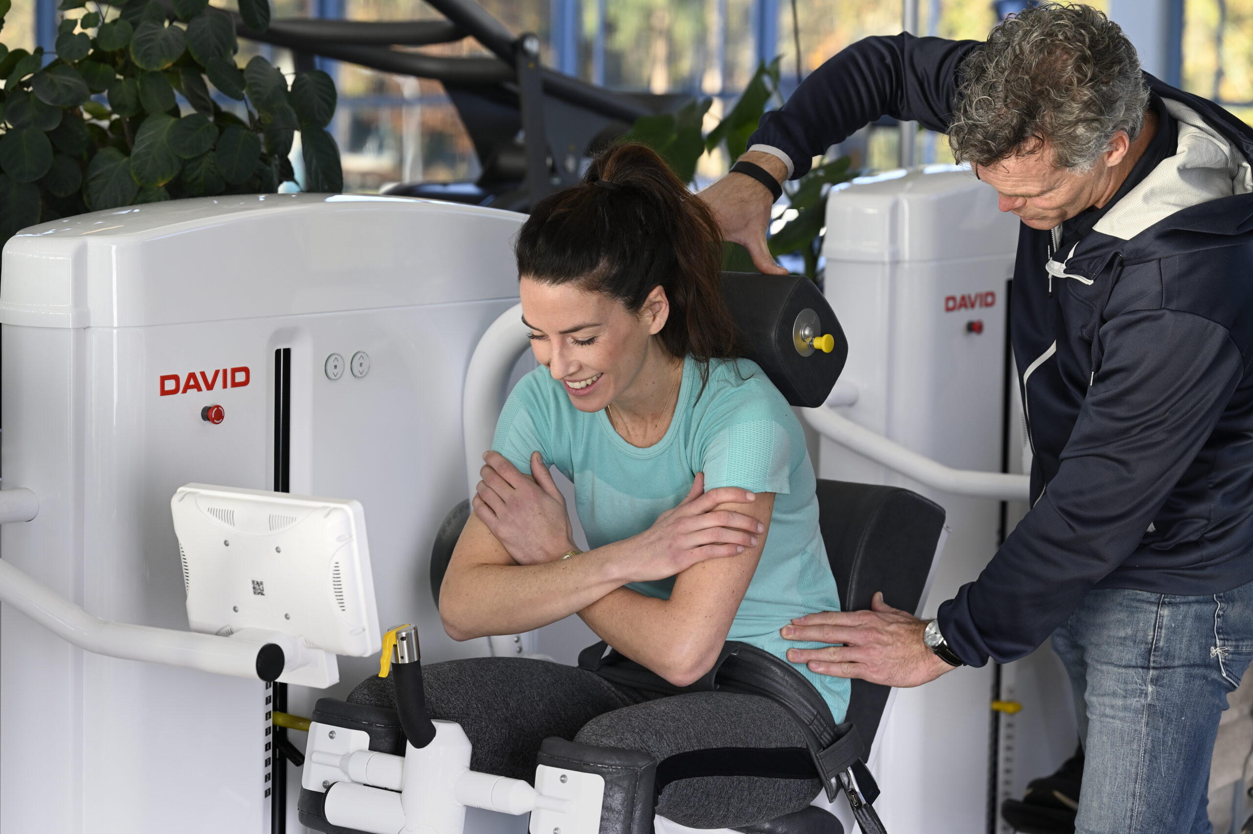 Physiotherapy treatment back